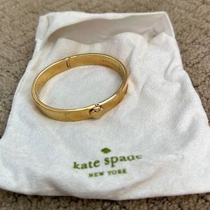 Kate Spade Gold Metal Clasp Bangle
